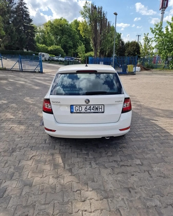 Skoda Fabia cena 39999 przebieg: 105671, rok produkcji 2019 z Gdańsk małe 56